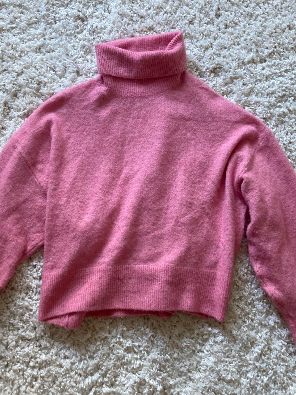 H&M Pink Turtleneck Sweater